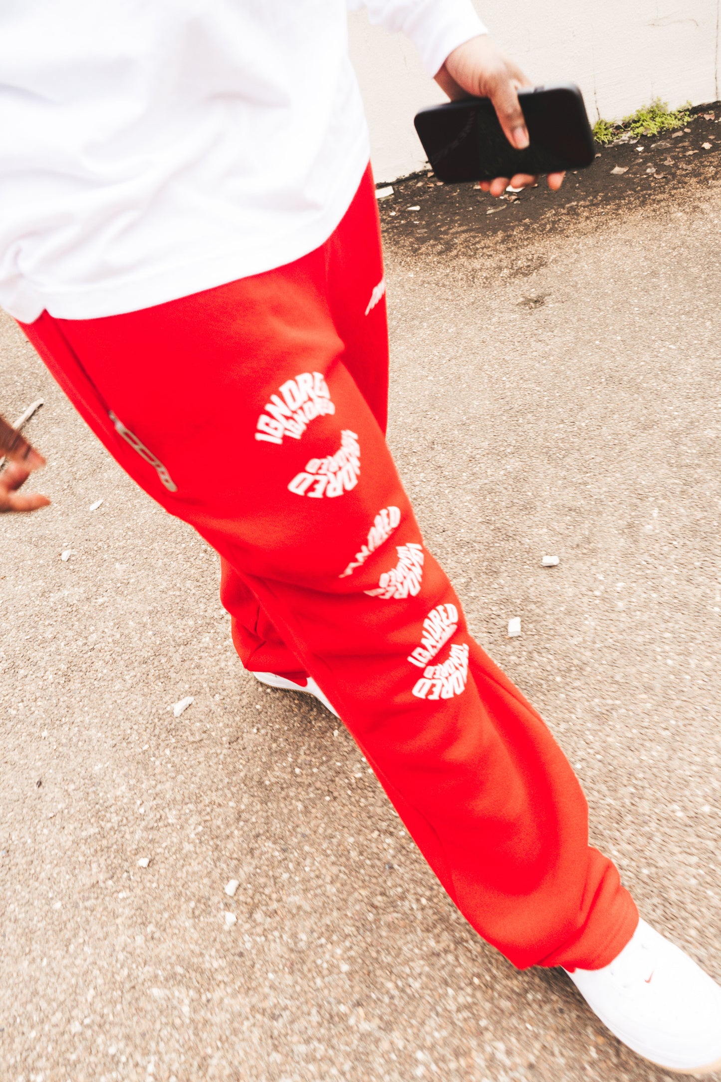 RED TAKEOVER SWEATPANTS